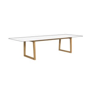 Beach House Outdoor Low Rectangular Dining Table Base