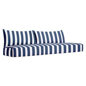 Beach House Outdoor Cushion Set for 3 Seater Sofa