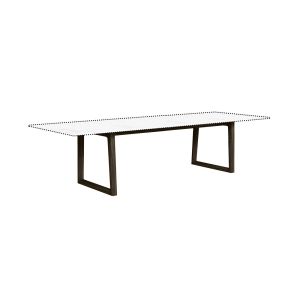 Beach House Outdoor Low Rectangular Dining Table Base