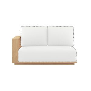 Penthouse Outdoor Right Modular 2 Seater Sofa Frame Without Cushion
