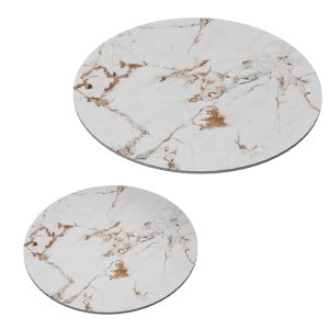 Outdoor Side Table Tops Set For Milos Nesting Bases