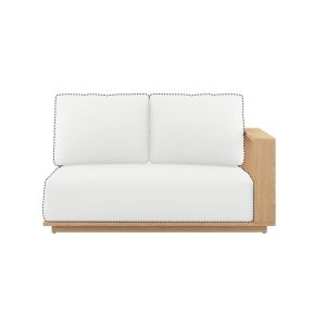 Penthouse Outdoor Left Modular 2 Seater Sofa Frame Without Cushion
