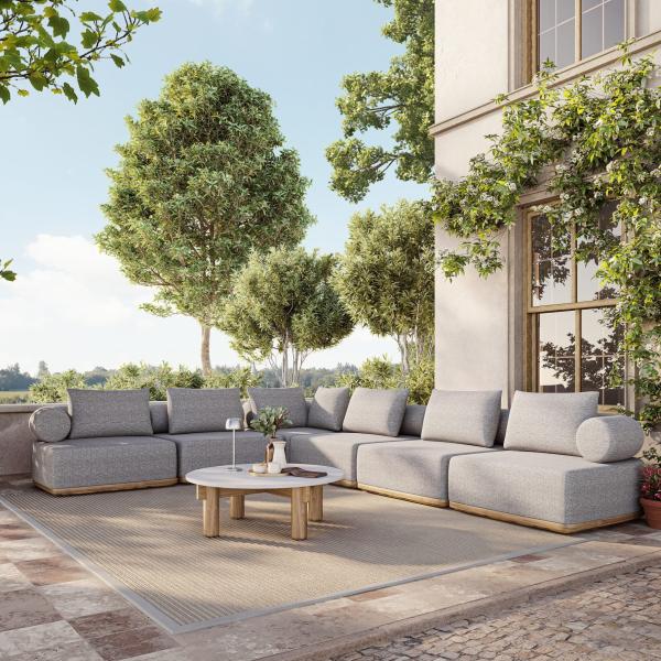 How to Add the Cloud Dancer Colour Trend to Outdoor Living Spaces
